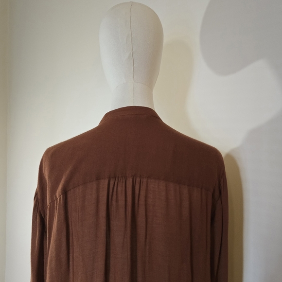 ZARA Flowy Tunic Shirt with Pocket - Picture 3 of 12